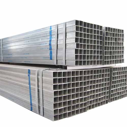 galvanized Welded steel square pipe Rectangular Hollow Section Iron Square Steel pipes Ms SHS RHS Steel